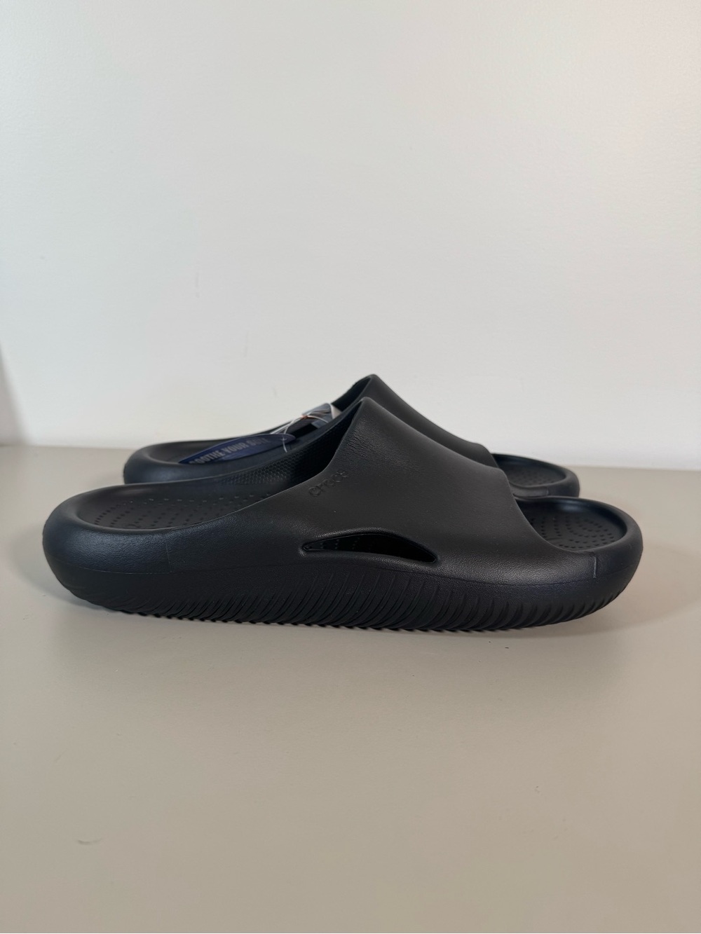 NEW Crocs Mellow Recovery Slide Sandals Black Unisex Size Men 11